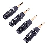 SINUS LIVE 4 Packs Real Gold XLR Female Male to