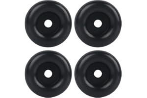 EINDER Trailer Ramp Door Bumpers Replacement Round Rubber Bump Stops for Cargo Trailer Ramp Doors and Truck Doors RV Doors - 4pcs