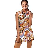 Showudesigns Tennis Dresses for Women with Shorts Sleeveless Athletic Golf Dress Workout Activewear