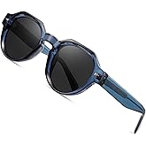 ROCKNIGHT Retro Italian Design Acetate Polarized Sunglasses Unisex UV Protection Durable Frame for Small Medium Face