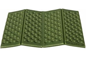 LAMPHLE Bleacher Seat Cushion, Foldable Portable Outdoor Camping Hiking Picnic Waterproof Foam Cushion Pad, Sitting Mat Sit Pads for Backpacking Green