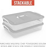 Chef Pomodoro Dough Proofing Box 14" x 11" x 3" 2-Pack Grey view 6