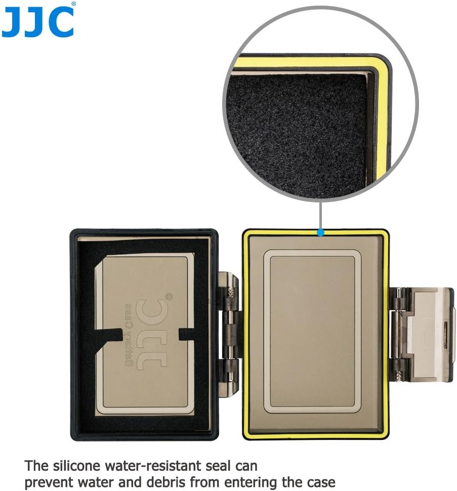 JJC Multi-Function Battery and Memory Card Case fits 1 x Battery and 2 x SD/SDHC Cards, 1 x Universal Case (Fits SD Cards) - Image 5