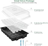 MIXC Seed Tray Propagator 5 Pack 200 Cells Garden Seed Germination Kit view 6