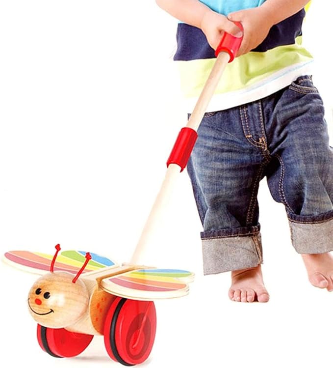 Licyen Jouet En Bois Pour Bebe 0 6 Mois Bois Dense Red 2wodgt