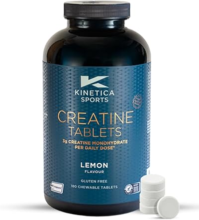 Kinetica Creapure Creatine Monohydrate Chewable Tablets Lemon 3g/Serve - 540g