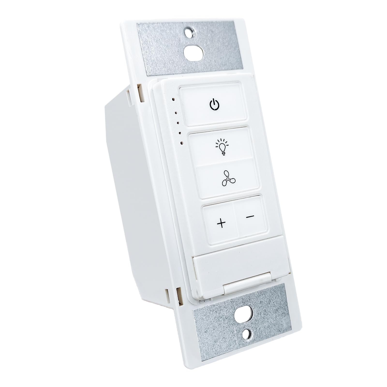 Photo 1 of Universal Ceiling Fan Control and Dimmer Light Switch, 4-Speed Wall Control,Single Pole Fan & Light Switch Combo,Safety and Fire Protection