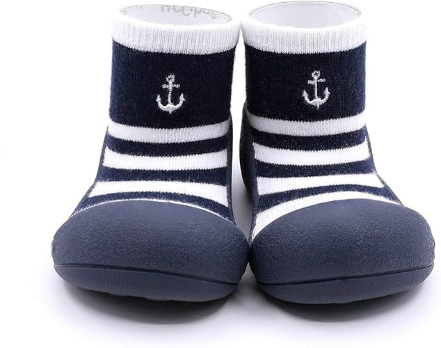 Amazon Attipas アティパス ベビーシューズ Anchor Mine アンカーマイン 男の子 女の子 洗濯機ok 速乾 軽量 裸足に近い ファーストシューズ プレシューズ 水遊びok 公園 お出かけ 出産祝い 生後5か月から 足の保護 Attipas シューズ バッグ