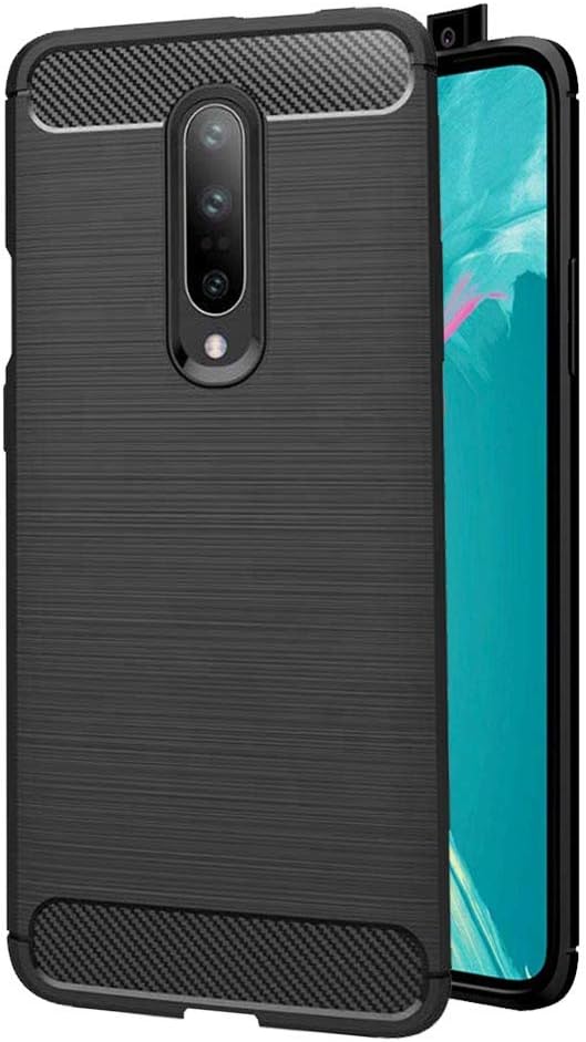 Amazon Brand - Solimo Protective Mobile Cover for OnePlus 7 Pro (Black)