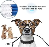 AGPTEK White Cable Tidy 3M 12-20mm Adjustable Braided Cable Protector view 4