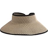 San Diego Hat Co. Womens Ultrabraid Visor with Ribbon Binding, and Sweatband