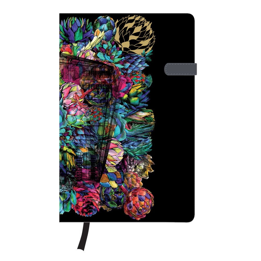 Herlitz A5 My Book Lady Fiona Design Hardcover Notebook with Magnetic Closure and Pen Loop