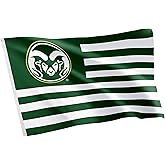 Desert Cactus Colorado State University Indoor and Outdoor 100% Polyester University Flag Banner, 3x5 Feet Rams (Nation)