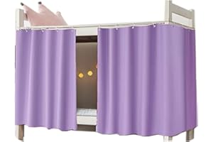 Navhao Dorm Home Solid Thicken Bunk Blackout Bed Curtains Cloth Bed Canopy Students Single Sleeper