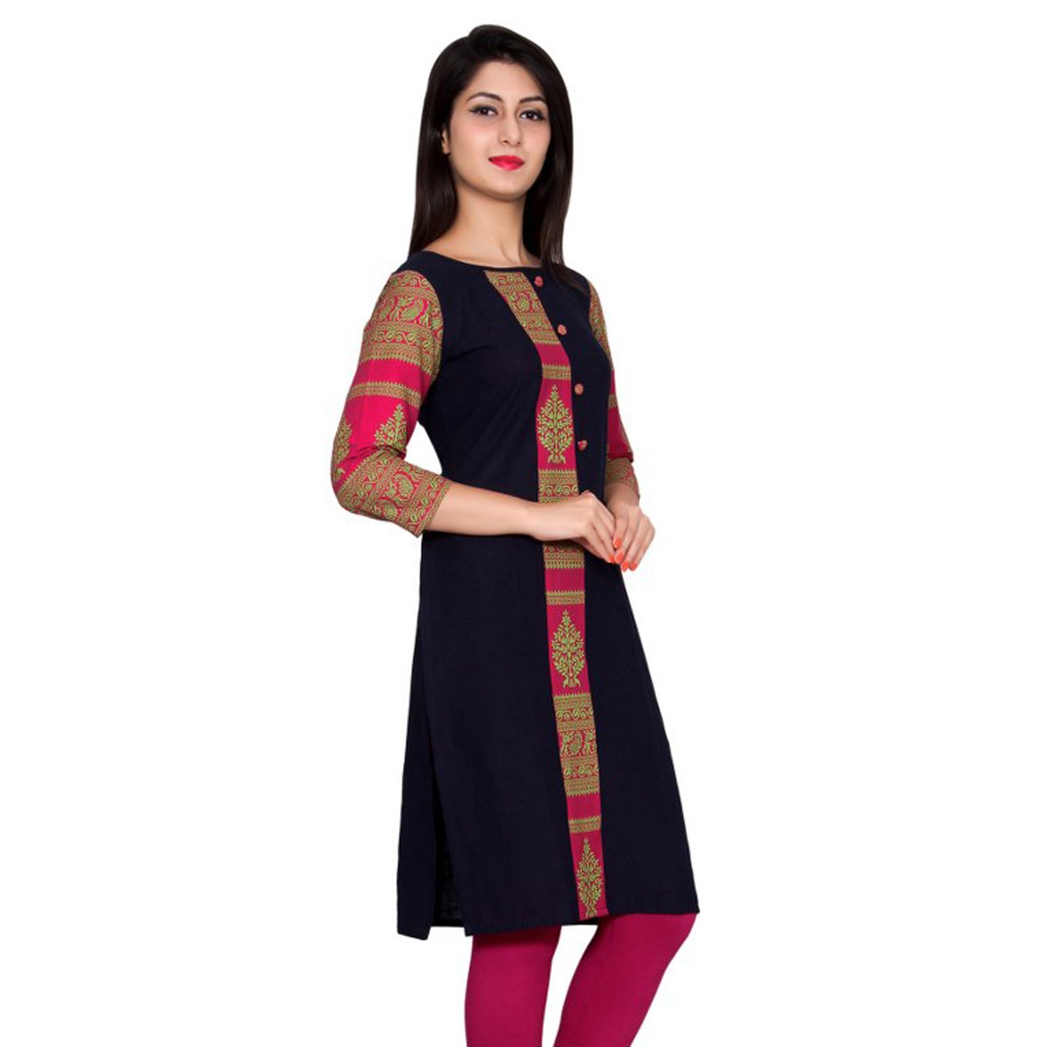 gmi women's cotton straight kurti