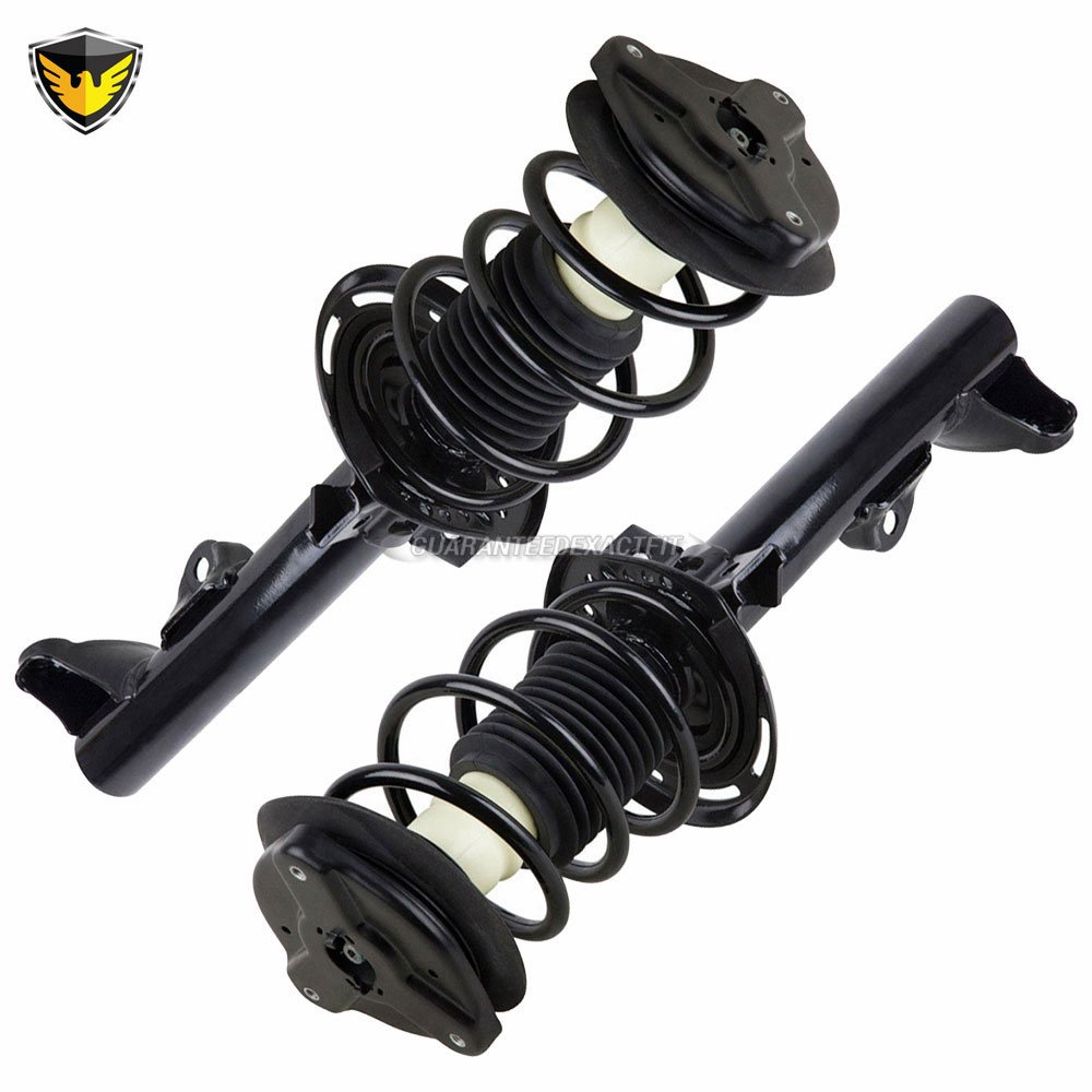 Pair Duralo Front Strut & Spring Assembly For Mercedes C230 C250 C300 C350 W204 - Duralo 1192-1448 New