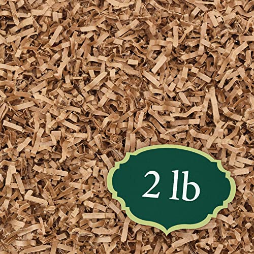 Arcadia Garden Products Confetti Cut Kraft Paper Shred Filler, Recyclable Packi…
