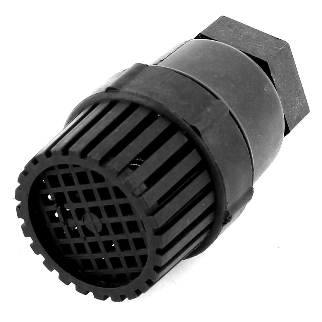 Black 1PT Female Thread PVC Foot Valve for Centrifugal Jet Pumps