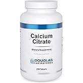 Douglas Laboratories Calcium Citrate | Elemental Mineral to Support The Strength and Structure of Bones and Teeth | 250 Tablets