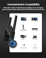 BrosTrend Wi Fi 6 AX3000 to Ethernet Adapter Gigabit Port Dual Band Bridge view 5
