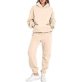 ANRABESS Womens 2 Piece Outfits Lounge Hoodie Oversized Sweatshirt Jogger Sweatpants Y2K Tracksuit Sweatsuit Set Fall Clothes