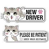 Patient Driver Please Be Patient Decal Safety Signs - Student & New Driver Magnets for Car