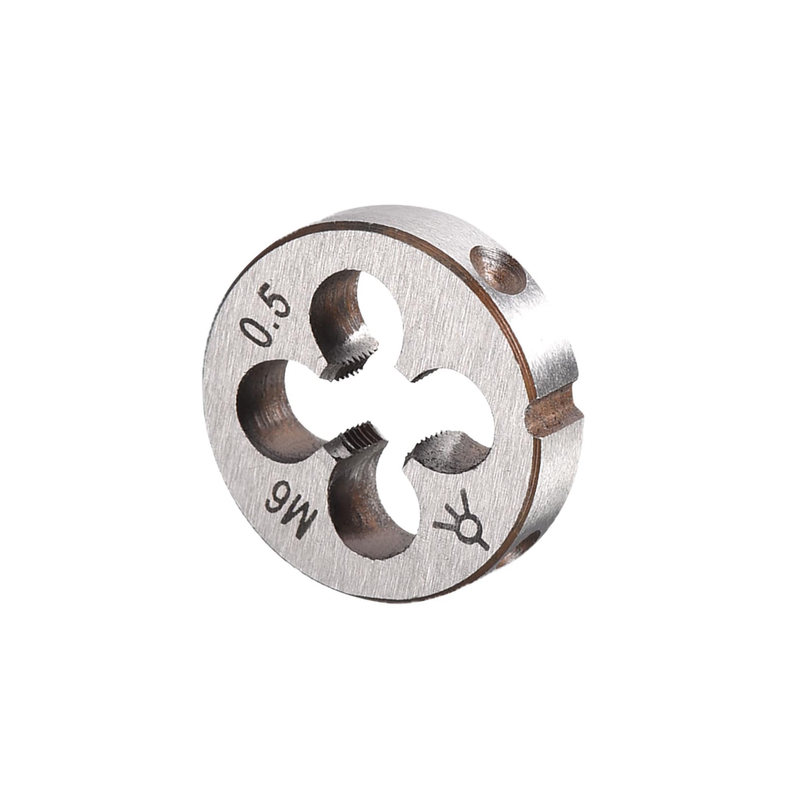 CoCud Metric Adjustable Round Die, M6 X 0.5, Alloy Steel Thread Right Hand Threading Die - (Applications: for Processing External Threads for Metal Plastic)