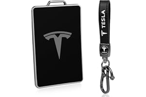 ONKENTET Key Card Holder Case Compatible with Tesla Model 3 Y X S Key Cover Accessories Key Chain Keyring Keychain Cards