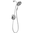 Delta Arvo 14 Series Duscharmatur – 2-in-1 Handbrause & Duschkopf, Chrom, Mit WaterSense & Temperaturschutz