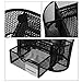 Wire Mesh Desk Organizer+ Drawer | The Mesh Collection,Perfect for Office, Students, or Home (9 Compartment)