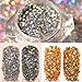 Aranher(TM) Gold Silver Laser Holographic Nail Glitter Powder Paillette Dust Pigments(Randomcolor)