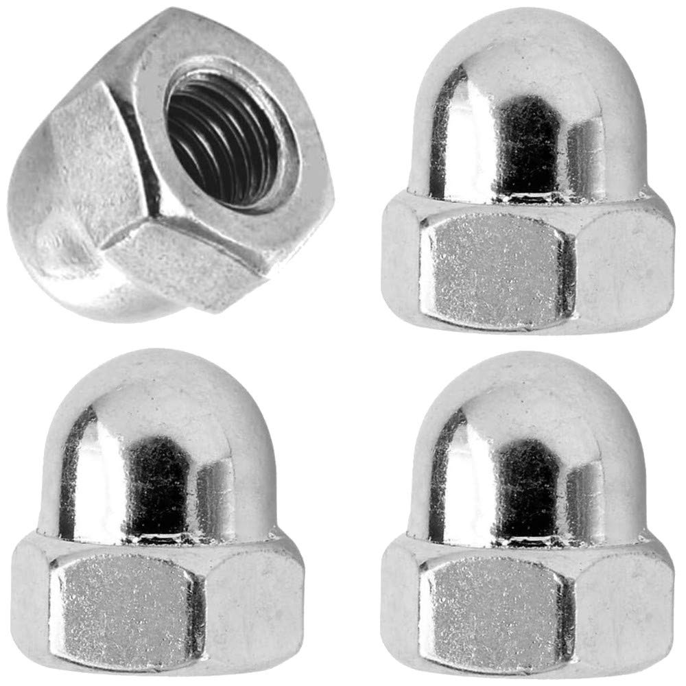 Steel Bike Wheel Hub Axle Nuts 5/16" Set of 4