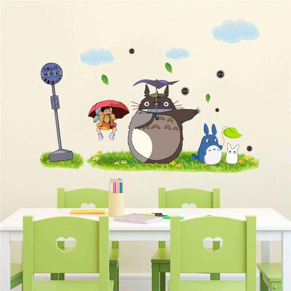 Cartoon Animal Wall Sticker Boys Girls Bedroom Playroom Decoration Kindergarten Decorative Wall Poster D226S 23.62x35.43"