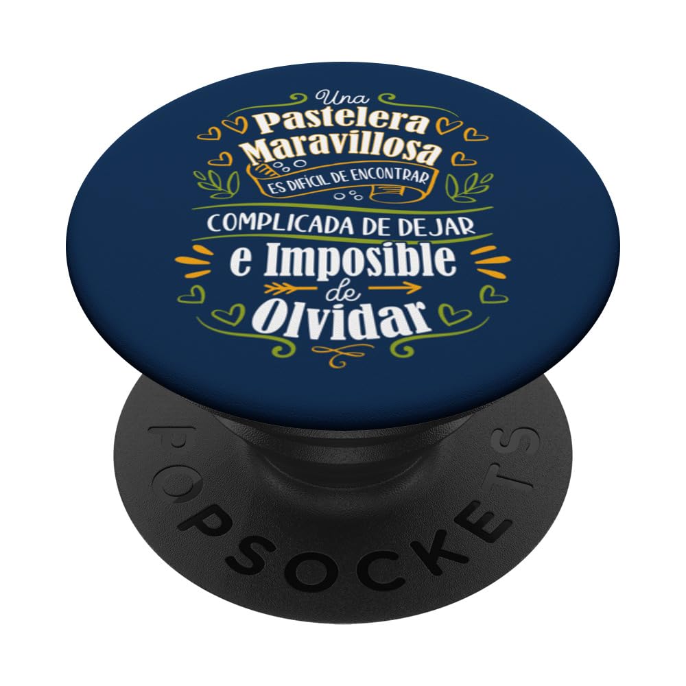 Una Pastelera Maravillosa Mujer Regalo Pastelera Repostera PopSockets Swappable PopGrip