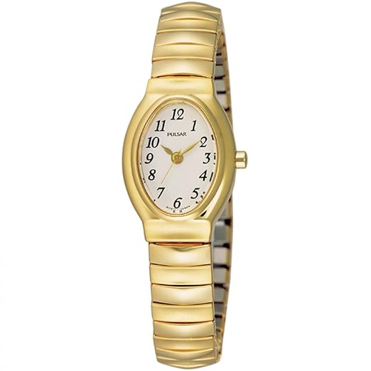 Pulsar Womens Analogue Classic Quartz Watch with Stainless Steel Strap