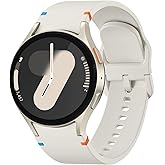 DGege No Gap Bands Compatible with Samsung Galaxy Watch 7 6 5 4 Band 44mm 40mm/for Galaxy Watch 5 Pro Band 45mm/ Watch 6 4 Classic 47mm 43mm 46mm 42mm,Soft Silicone Sport Replacement Strap Women Men