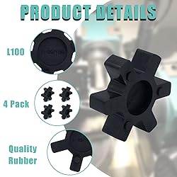 Flexible L100 NBR Rubber Spider Insert Solid Spider