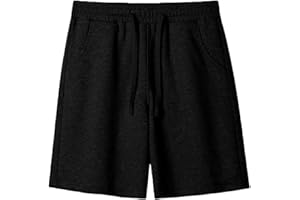 Boys Girls Cotton Shorts Athletic Quick-Dry Basketball Short Pants Kids Drawstring Waist Knee Length Sport Pants