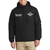 INK STITCH Men J327 Custom Embroidery Add Logo Texts Hooded Charger All Jackets
