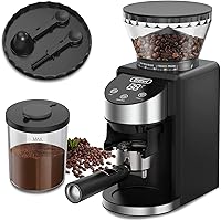 Gevi Burr Coffee Grinder, Adjustable Burr Mill with 35 Precise Grind Settings, Electric Coffee Grinder for Espresso/Drip…