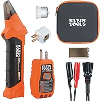 Klein Tools ET310KIT AC Circuit Breaker Finder Kit, Electric Tester, GFCI Tester, Leads, Adapters and Case