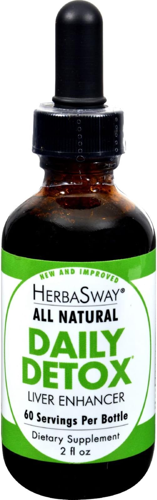 Herbsaway Daily Detox Liver Enhancer - 2 fl oz - All Natural - 60 Servings - Sugar Free