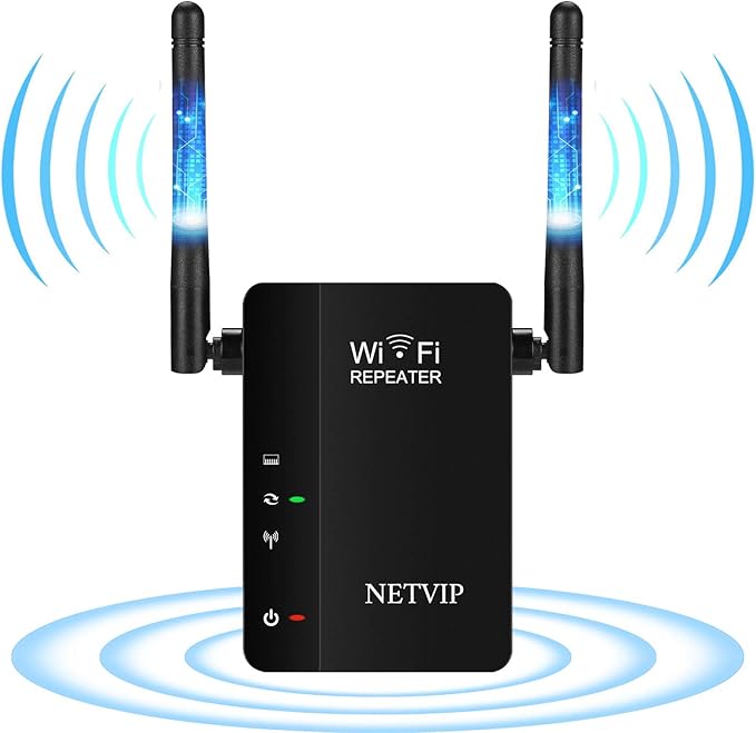 NETVIP WiFi Repetidor de Red Extensor 300Mbps Repetidor Mini Wireless