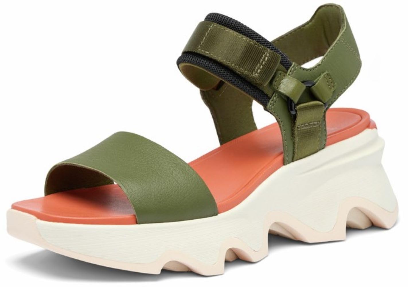 Sorel Women's Contemporary Sandal, Utility Green/Pearlescent, 5.5 Image