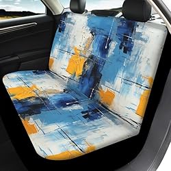 Semiouray Multi-Color Graffiti Print Car Seat