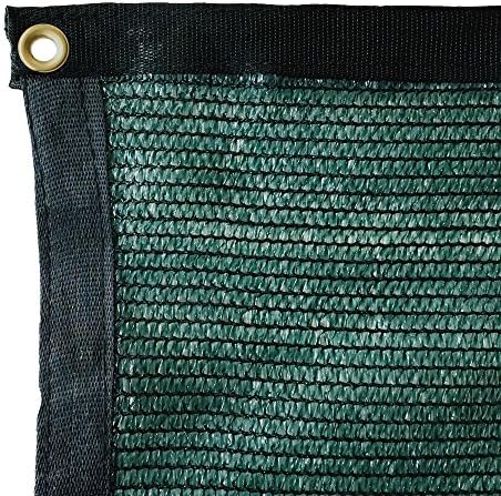 Yisin 50% Green Shade Cloth Taped Edge with Grommets UV 20 ft X 48 ft