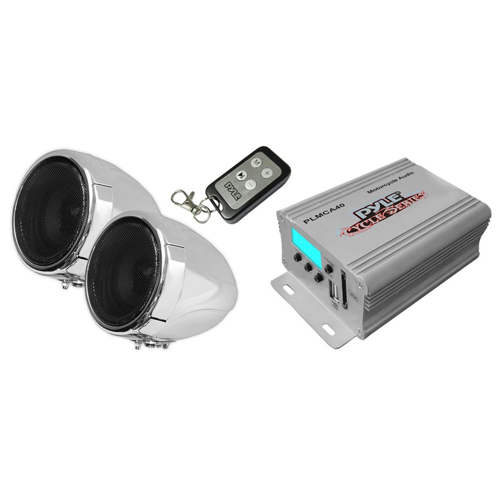 Motorcycle Speaker and Amplifier System 100 Watt