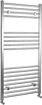 ENKI radiador toallero para baño diseño plano cromado 1200 x ...