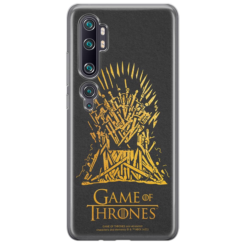 ERT GROUP mobile phone case for Xiaomi MI NOTE 10 Lite original and officially Licensed Gra o Tron pattern Game of Thrones 011 optimally adapted to the shape of the mobile phone, case made of TPU