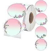 2 inch Direct Thermal Labels Round Circle Color-Code Dot Labels Valentine's Day Personaliz for Thermal Label Printer Color Dot Shipping Label Printer for 500 Pcs Roll (Wreath)